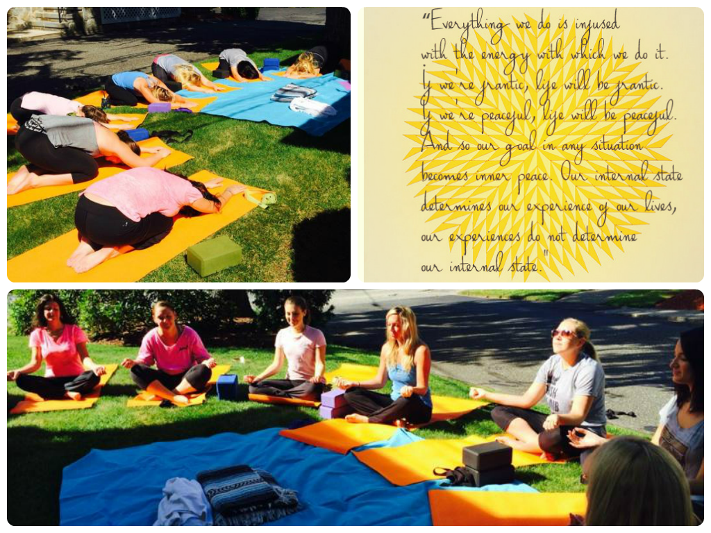 Yoga Tuesdays…finding some balance!